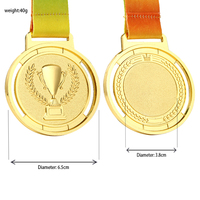Medallas de Oro Populares de Venta Directa de Fábrica, Medallas de Aleación de Zinc de Alta Calidad para Danza