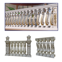 Livraison Rapide Moules à Balustres en Béton Moules de Balustrade Réutilisables Poteau de Clôture Balustrade Barrière Balustre Vase Pilier Balcon Borne