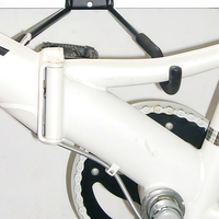 Crochets muraux antidérapants pour vélos, haute capacité de charge, compatibles avec panneaux à lattes en PVC, crochets métalliques