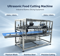 Akustische Teigschneidemaschine Industrielle Lebensmittelschneideanlage für Blätterteig Phyllo Strudel Schneidesystem 40kHz