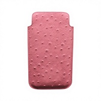 Étui de luxe en cuir véritable pleine fleur, imperméable et anti-rayures pour 6/6s/7/8 4,5 pouces, logo personnalisé du fabricant