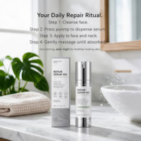 Sérum réparateur apaisant anti-allergie à l'extrait de Centella Asiatica, à l'acide hyaluronique et à la propolis, personnalisé OEM, pour la gestion de la peau coréenne