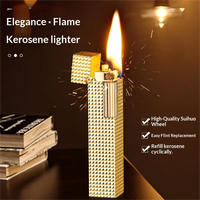 Petit Briquet Portable en Alliage de Zinc au Design Moderne et Simple, Luxe Léger, Écologique, Coupe-Vent, Rechargeable et Sûr