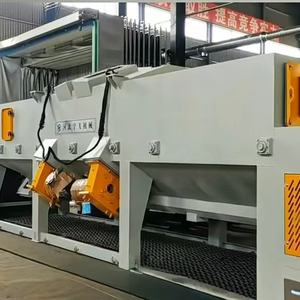 Convoyeur à bande métallique en acier au manganèse Yu Fei avec moteur PLC et boîte de vitesses pour <span class=keywords><strong>machine</strong></span> de sablage automatique - Product Image 5