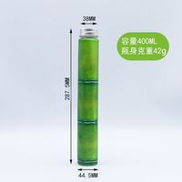Botella de Plástico PET de 400 ml con Diseño de Panda y Características Chinas para Té con Leche