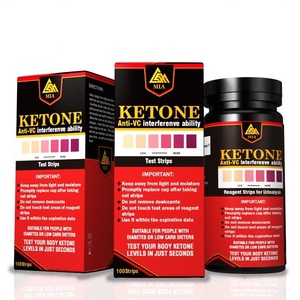 Inicio <span class=keywords><strong>Keto</strong></span> Strips Prueba para diabéticos, <span class=keywords><strong>tiras</strong></span> de prueba de cetona, Analizador de cetosis de orina - Product Image 1