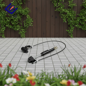 Ressort à gaz réglable de qualité supérieure avec commande par bouton-poussoir, plage de charge 150-1200N, construction en acier, pour usage en mobilier. - Product Image 1