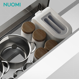NUOMI DAWN Almacenamiento de Utensilios de Cocina de Vidrio Templado Organizador de Cajones Cubiertos Bandejas Gabinete Accesorios Cesta Extraíble - Product Image 5