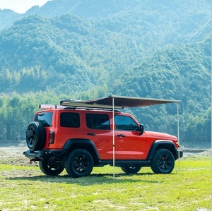 Chất Lượng Cao <span class=keywords><strong>2</strong></span>.5*3M SUV/4x 4/4wd Tùy Chỉnh Có Thể Thu Vào Cắm Trại Trên Tầng Thượng Xe Roof Side Mái Hiên Cho Cắm Trại Ngoài Trời Du Lịch - Product Image 3