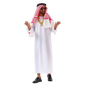 Disfraz <span class=keywords><strong>de</strong></span> Cosplay <span class=keywords><strong>de</strong></span> Sheik Árabe <span class=keywords><strong>de</strong></span> Dubái para el Festival <span class=keywords><strong>de</strong></span> Purim del <span class=keywords><strong>Desierto</strong></span>, Disfraz <span class=keywords><strong>de</strong></span> Halloween con Turbante, Accesorio TRAD-009 - Product Image 4