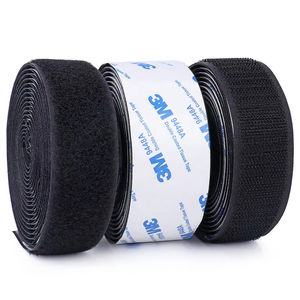 Tira de telas de nailon adhesivo fuerte Velcroes autoadhesivo gancho y cinta de bucle rollo gancho y cinta de sujeción de bucle Velcroes - Product Image 1