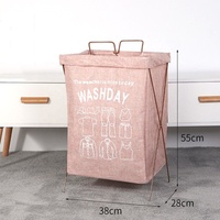 Panier à linge pliable en tissu pour le rangement des vêtements, fabrication en usine, couleur, taille, motifs et logos personnalisables