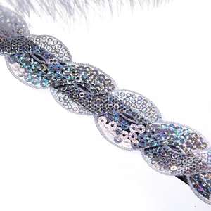 عصابة رأس مزينة بالريش رائجة البيع، إكسسوار شعر على طراز العصر الفيكتوري، زينة رأس على طراز غاتسبي العظيم، إكسسوار شعر للعروس وحفلات السهرة والأزياء التنكرية - Product Image 6