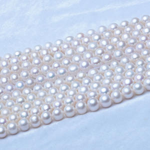 11-12mm Baroque Button Freshwater <b>Pearl</b> White Color Shaped Particle DIY Jewelry Material <b>Loose</b> Zhuji <b>Pearls</b> with Custom Hole - Product Image 2