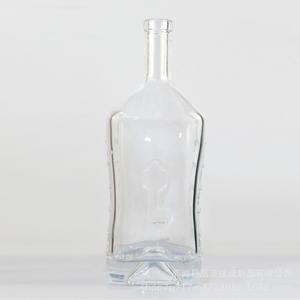 Bouteille de vin en verre transparent épaissi <span class=keywords><strong>rouge</strong></span>, vente en gros du fabricant, pour whisky, <span class=keywords><strong>vodka</strong></span> et vin de fruits, bouteille vide scellée - Product Image 2