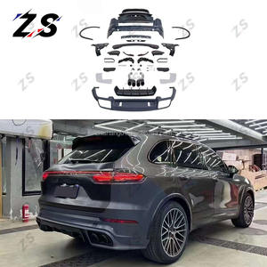 ZS pour <span class=keywords><strong>Porsche</strong></span> <span class=keywords><strong>Cayenne</strong></span> ancien à <span class=keywords><strong>nouveau</strong></span> 958 958.2 2015-2017 mise à niveau 9Y0.1 <span class=keywords><strong>2023</strong></span> phares feux arrière pare-chocs Grille hayon Kit de carrosserie - Product Image 2