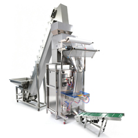 Machine d'emballage verticale automatique pour sacs de lessive en poudre 1-5 kg avec double peseuse pour l'emballage de détergents