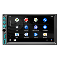 Sistema Estéreo Universal 2 DIN para Auto con Pantalla Táctil Inalámbrica Carplay, Bluetooth, Android de 7 Pulgadas, Doble DIN