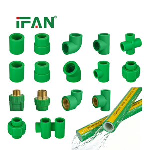 IFAN Nouveauté Raccords de plomberie PPR durables 20mm-125mm Raccords en plastique PPR pour systèmes de plomberie - Product Image 4
