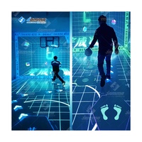 Projecteur d'hologramme de basket-ball interactif AR Éclairage en métal Système de projection de sol interactif pour le divertissement et la forme physique
