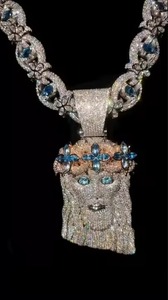 สร้อยคอประดับมอสซาไนต์สุดหรู ดีไซน์โดดเด่นสะดุดตา สง่างามเหนือกาลเวลา เหมาะสำหรับสะสมส่วนตัวหรือเป็นของขวัญ - Product Image 2