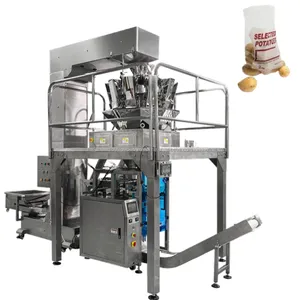 new production potato plantain bag popcorn banana chips sealing vertical full automatic granule potate chips packaging machine