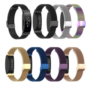 2023ใหม่สายนาฬิกาสำหรับ Fitbit Inspire Mesh สแตนเลสสตีลสายรัดข้อมือสำหรับ Fitbit Inspire HR smartwatch band Accessories - Product Image 6