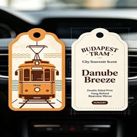 Désodorisant de voiture en papier personnalisé de luxe avec logo, carte parfumée suspendue, odeur de voiture neuve pour conducteurs sensibles