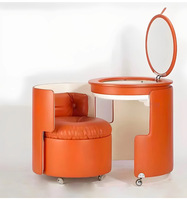 Table de toilette pliable haut de gamme de luxe léger, armoire à bijoux tout-en-un, mobilier compact pour chambre à coucher