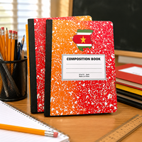Cahier d'exercices scolaire saoudien personnalisable, agrafé, ligné anglais, avec logo personnalisé, pour la pratique des élèves, fabricant