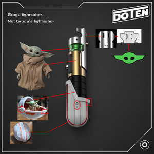 Sabre laser direct fabricant : Le <span class=keywords><strong>Darksaber</strong></span> de Mandalorian et Grogu, jouet LED à couleurs infinies, vente en gros et commandes dropshipping - Product Image 6