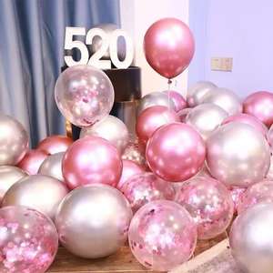 Les ballons argentés métalliques et à paillettes sont utilisés pour l'annonce d'ouverture, la décoration des fêtes d'anniversaire et à d'autres fins. - Product Image 6