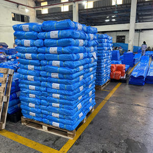 Bâche en PE ROBUSTE bleue durable, haute durabilité, couverture de grande capacité, options de personnalisation de la taille et de la couleur - Product Image 1