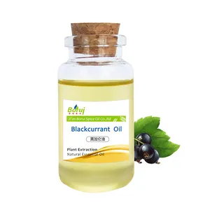 % 100% saf doğal organik siyah frenk üzümü tohumu yağı 15% gama Linolenic asit (GLA)