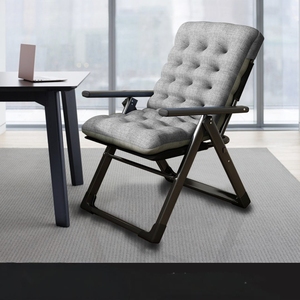 Silla portátil de ocio al aire libre que se puede sentar o colocar, con asiento acolchado y reposapiés, silla de playa con respaldo - Product Image 4