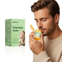 Inhalateur Nasal à Grande Capacité (24,5g) aux Ingrédients Naturels Végétaux, Baume Rafraîchissant aux Huiles Essentielles pour le Voyage et le Soulagement au Bureau