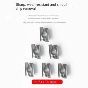 מקדח כרסום CNC דגם APKT1705PER-EM לעיבוד חלקי פלדה במחרטה, אוניברסלי, זווית R08, סוג חריץ K, תוצרת סין - Product Image 5