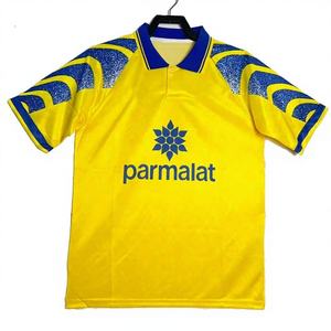 Uniforme de Fútbol de Verano, Cuello Redondo, Manga Corta, Retro 1995/97, Parma Local/Visitante, Camiseta de Clubes Europeos, Estampada, Secado Rápido, Unisex - Product Image 1
