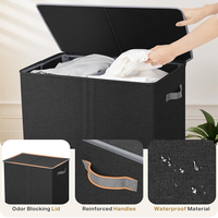 Panier à linge polyvalent pour un rangement du linge sale soigné et organisé