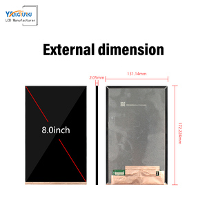 Thương hiệu mới 8.0 inch <span class=keywords><strong>TFT</strong></span> <span class=keywords><strong>LCD</strong></span> hiển thị Module NV080WUM-N61 435 nits 60 Hz 45 pins mipi phù hợp với bảng điều khiển - Product Image 2