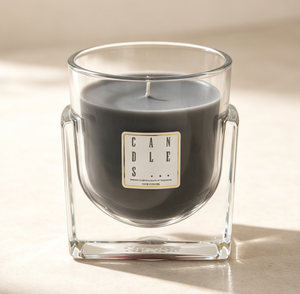 Velas Aromáticas de Cera de Soya en Frascos de Vidrio Cuadrados, Decoración Minimalista para el Hogar, Aromaterapia, Fragancia Floral y Vegetal - Product Image 1