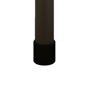 Minimalist Floor Standing <b>Storage</b> <b>Rack</b> Rectangle Black Movable Versatile Home Organization Shelf <b>For</b> Bathroom Living Room - Product Image 5