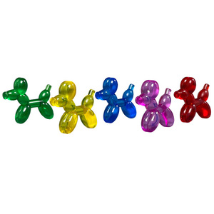 Bloques de Construcción de Partículas Pequeñas, Accesorios para Muñecas, 35692, Perro Globo Payaso, Bloques de Construcción de Modelos <span class=keywords><strong>Jeff</strong></span> Koons, Juguetes - Product Image 1