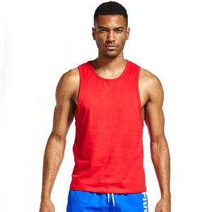 <span class=keywords><strong>Homme</strong></span> Sans Manches Coton Gilet De Gymnastique D'OEM Blanc Personnaliser Logo Broderie Compression D'entraînement Débardeurs Musculaires - Product Image 6