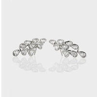 Boucles d'oreilles tendance en or 14 carats avec pierres naturelles, bijoux fins en argent sterling 925, vente en gros, boucles d'oreilles mode, cadeau pour femme