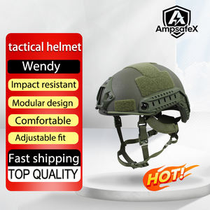 Casco Táctico Deportivo FAST, Nueva Versión Estilo Wendy, Correas Ajustables, Almohadillas de Memoria, Resistente al Agua, 16-20 Ventilaciones, Fibra de Vidrio FRP - Product Image 1