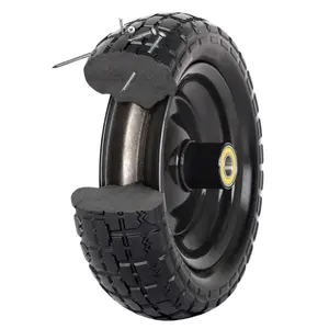 13 Inch Replacement Pneumatic Tire Wheel Offset Solid Rubber Tires Without Flat Spots Wheel