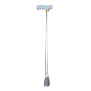 Bâton de marche télescopique en alliage d'aluminium léger avec embout en caoutchouc pour personnes âgées, idéal pour la randonnée - Product Image 2
