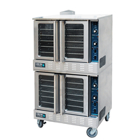 360 °   Four à convection à gaz commercial à circulation d'air chaud, four à gâteaux commercial pour boulangerie et rôtisserie de poulet, double usage