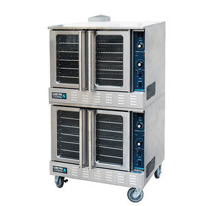 360 °   فرن غاز تجاري للخبز والتحميص بتدوير الهواء الساخن، فرن كيك تجاري للمخابز وشوي الدجاج ثنائي الغرض - Product Image 2